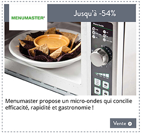 Jusqu'à -54% sur les micro-ondes Menumaster