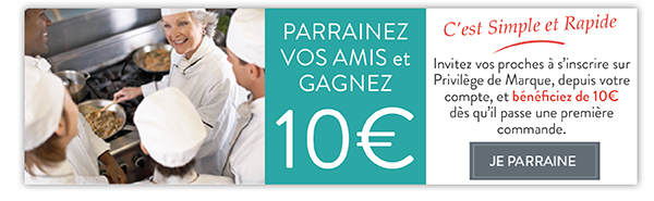 Parrainez vos amis et gagnez 10 €